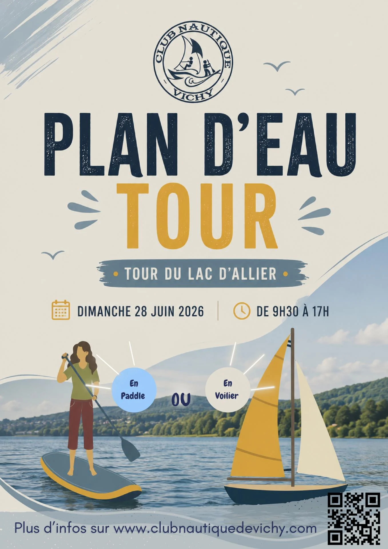 Affiche plan d'eau tour 2026